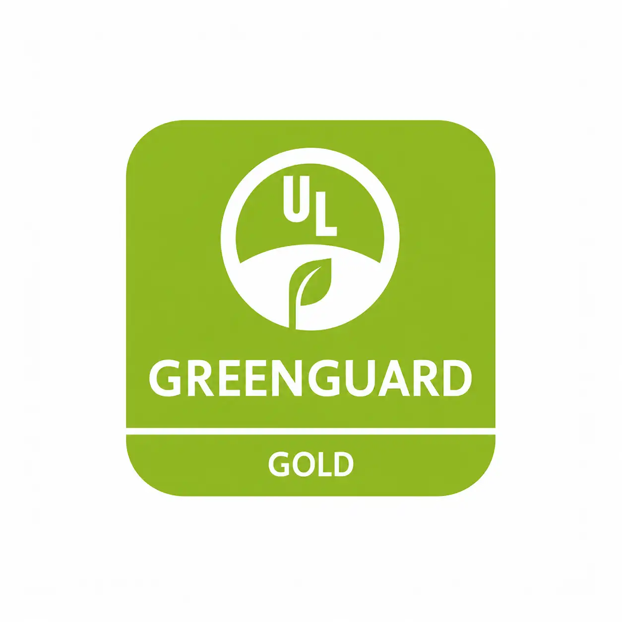 Logo sertifikasi GREENGUARD Gold