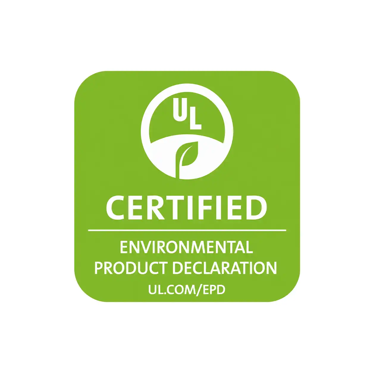 Logo UL Certified Environmental Product Declaration