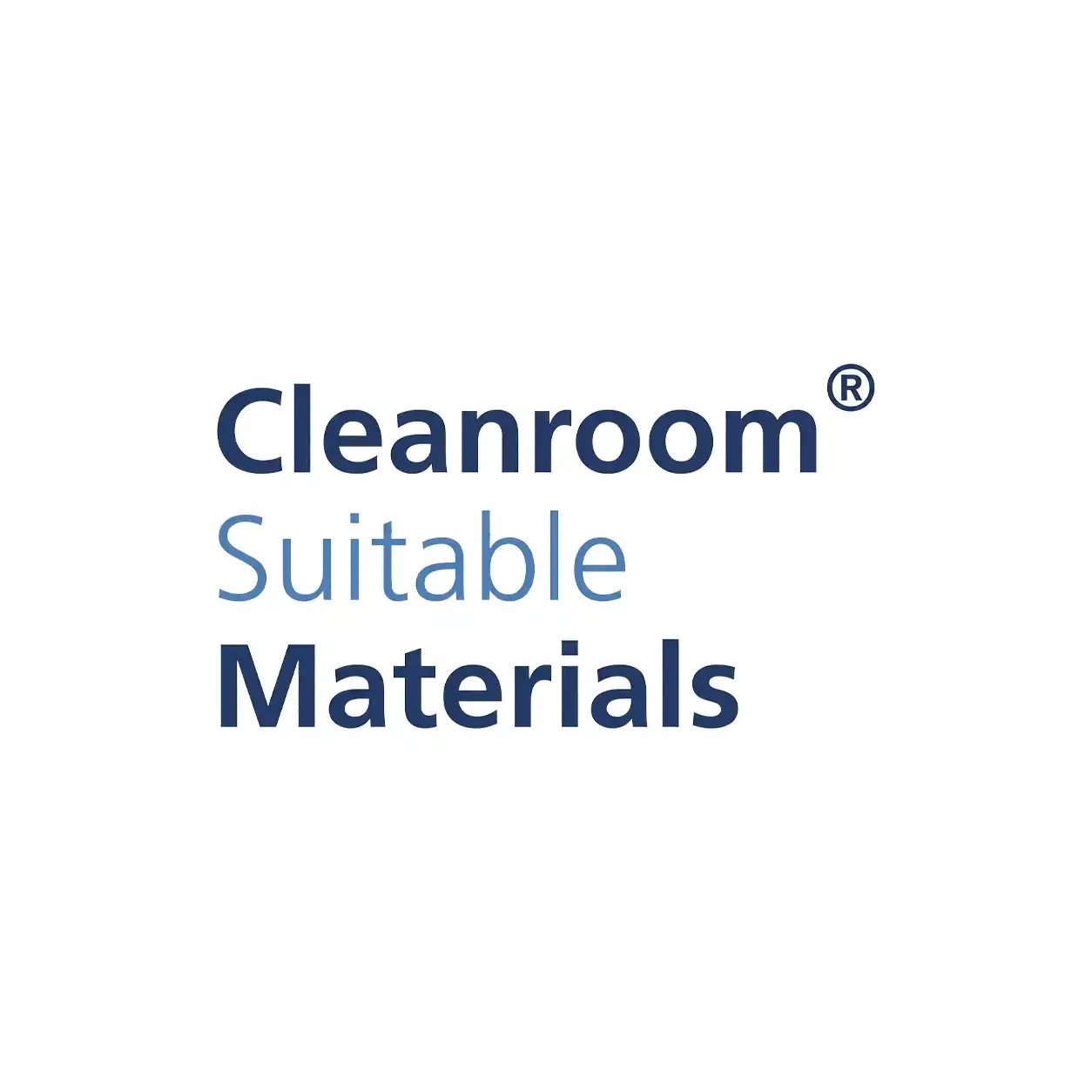Logo Cleanroom Suitable Materials